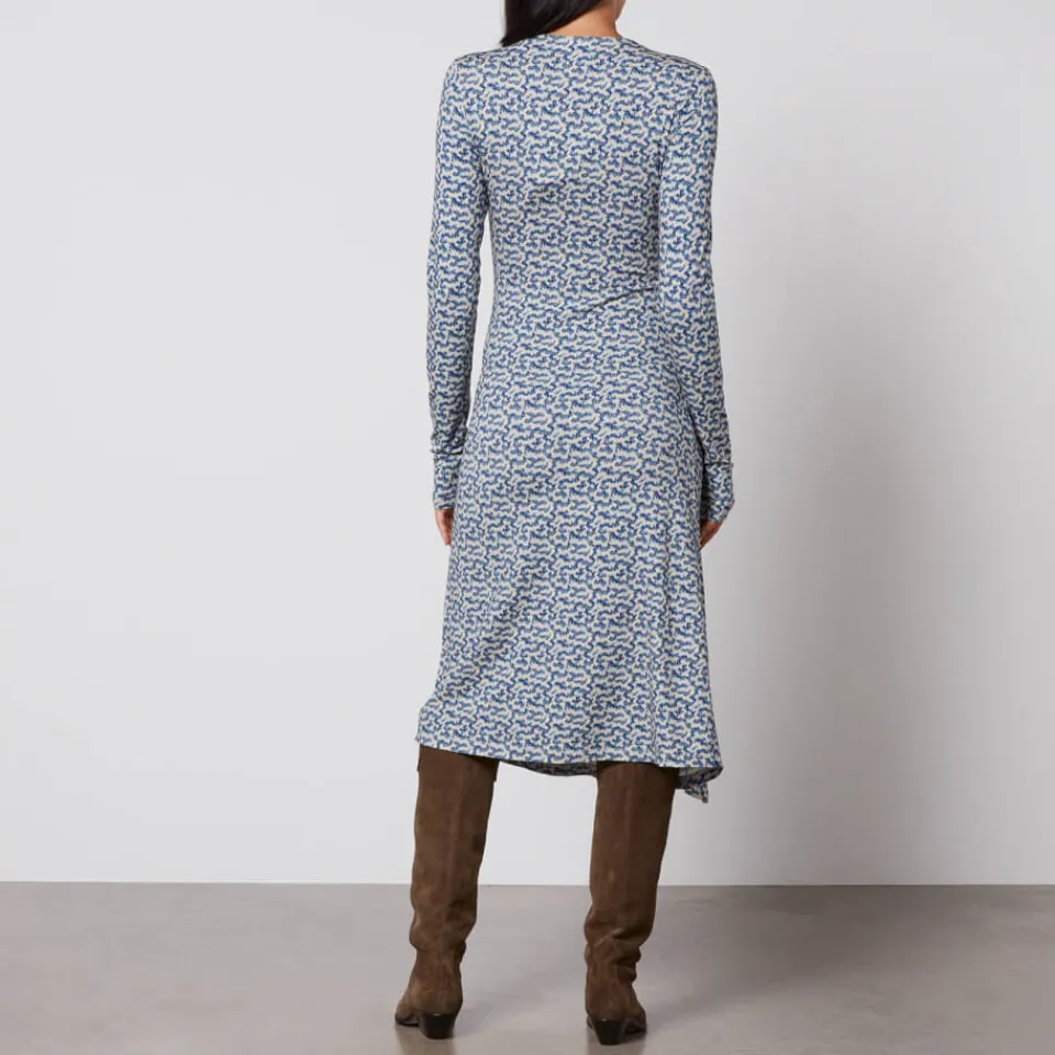 Dresses|Dresses|Marant Etoile Isabel Marant Étoile Lania Stretch-Jersey Midi Dress - FR 36/UK 8