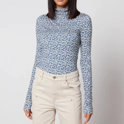 T-Shirts And Tops|Dr. Martens Isabel Marant Étoile Lou Strech-Jersey Roll Neck - FR 38/UK 10