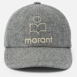 Hats|Seventy + Mochi Isabel Marant Tyron Icon Logo Wool Cap - 59