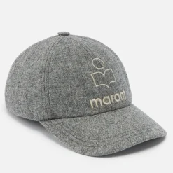 Hats|Seventy + Mochi Isabel Marant Tyron Icon Logo Wool Cap - 59