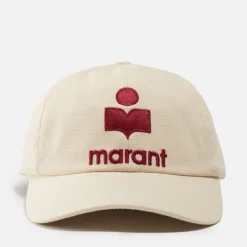 Hats|Isabel Marant Tyron Logo-Embroidered Cotton Baseball Cap