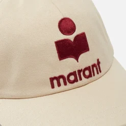 Hats|Isabel Marant Tyron Logo-Embroidered Cotton Baseball Cap