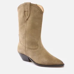 Boots|Isabel Marant Women's Duerto Suede Western Boots - UK 3