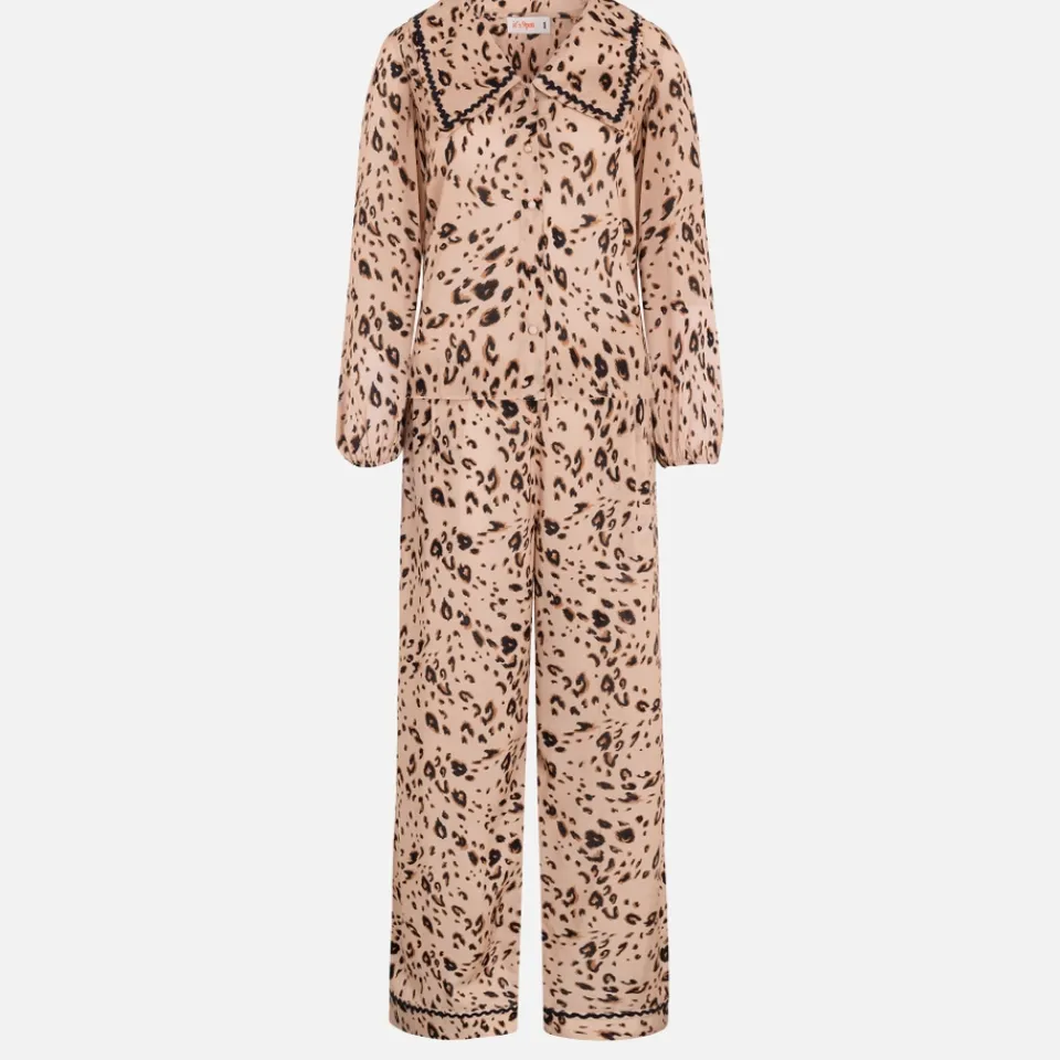 Loungewear|Dr. Martens it's 9pm Frenchie Cheetah-Print Pyjama Set - 8