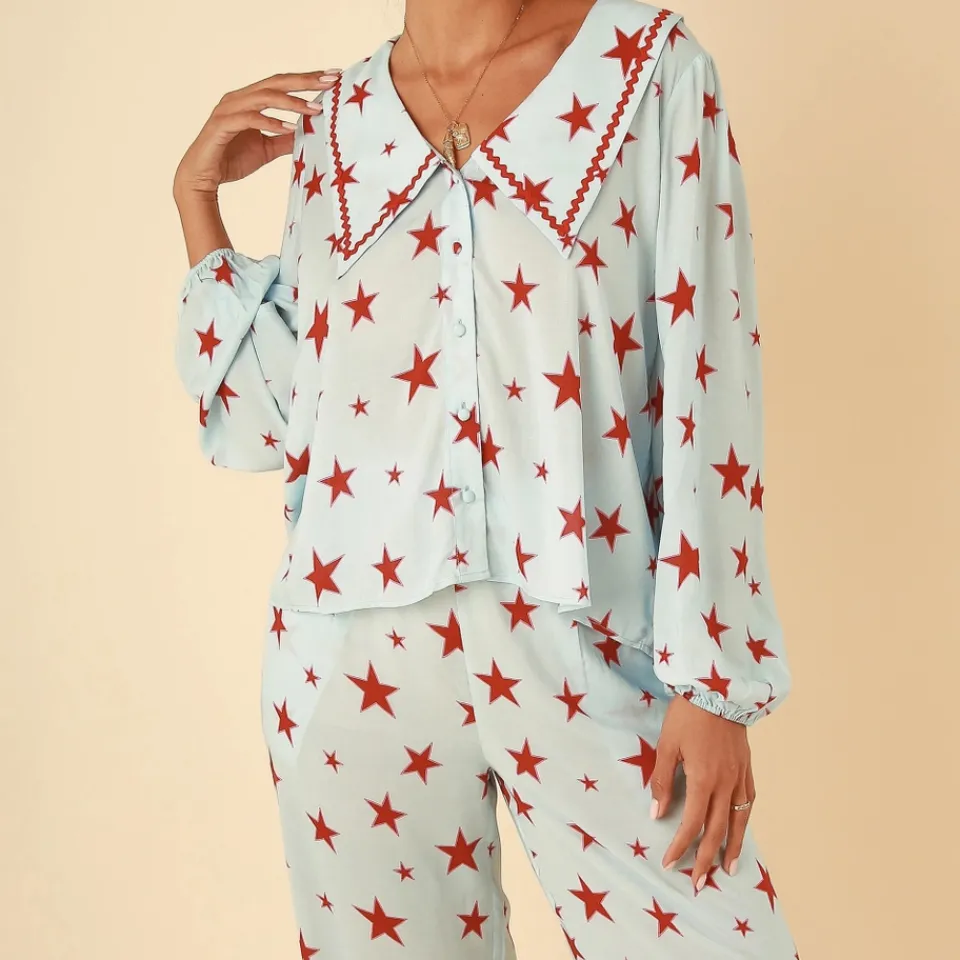 Loungewear|Dr. Martens it's 9pm Frenchie Star-Print Pyjama Set - 12