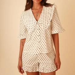 Loungewear|SUI AVA It's 9pm Luna Cotton-Voile Pyjama Set - 0/UK 8