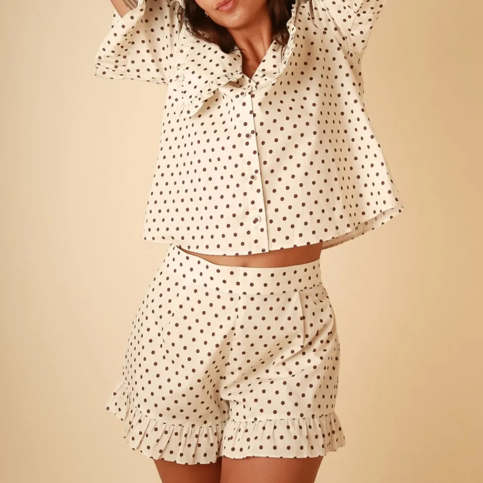 Loungewear|SUI AVA It's 9pm Luna Cotton-Voile Pyjama Set - 0/UK 8