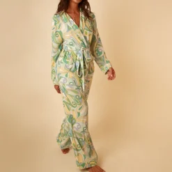 Loungewear|Sleeper It's 9pm Rizzo Paisley-Print Woven Co-ord - 0/UK 8