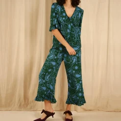 Loungewear|Dr. Martens it's 9pm Selene Paisley-Print Woven Pyjama Set - 12
