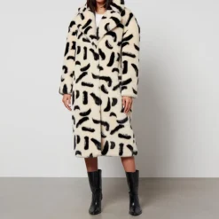 Jackets|Coats|Dr. Martens Jakke Katie Printed Faux Fur Coat - XS