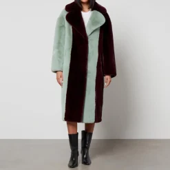 Jackets|Coats|Dr. Martens Jakke Katie Striped Faux Fur Coat - S
