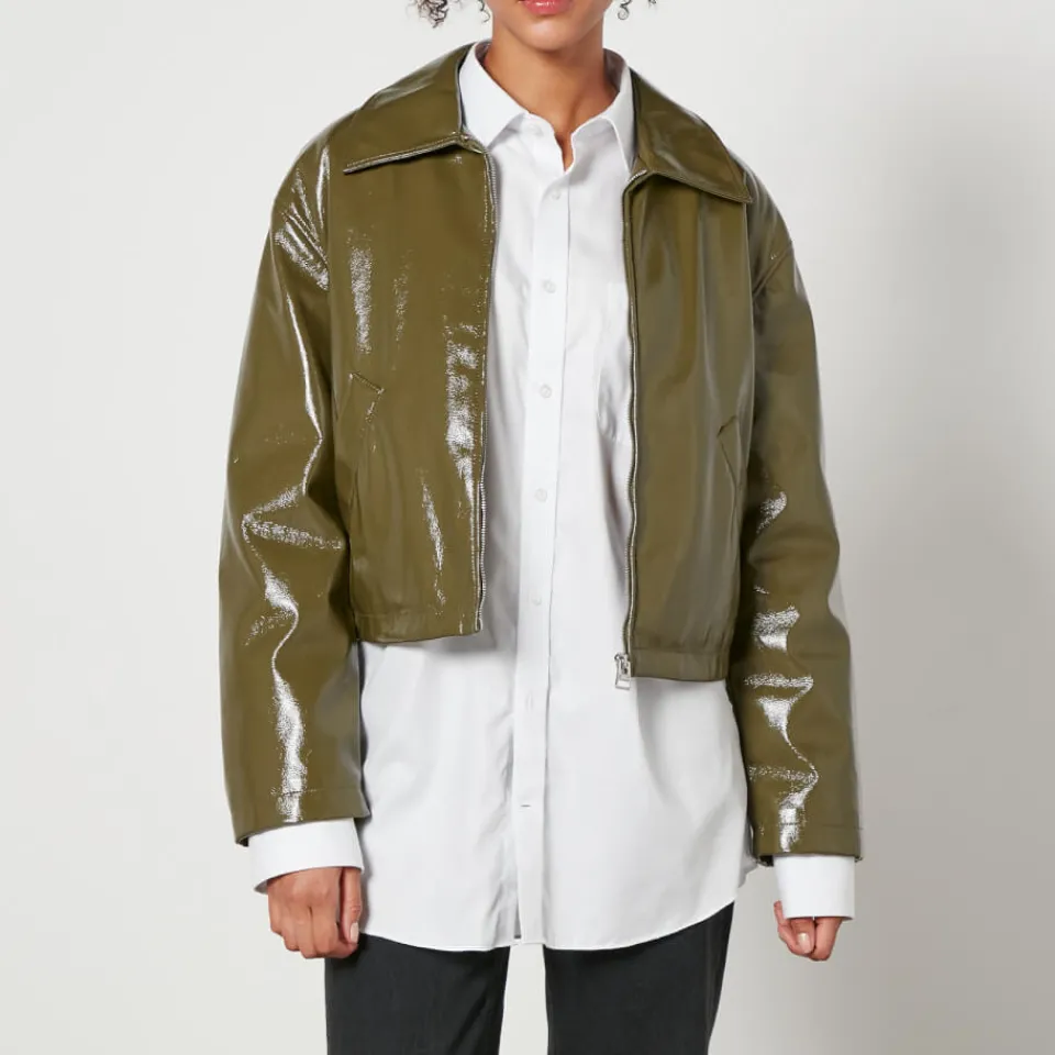 Jackets|Coats|Dr. Martens Jakke Naomi Cropped Padded Faux Leather Jacket - XS