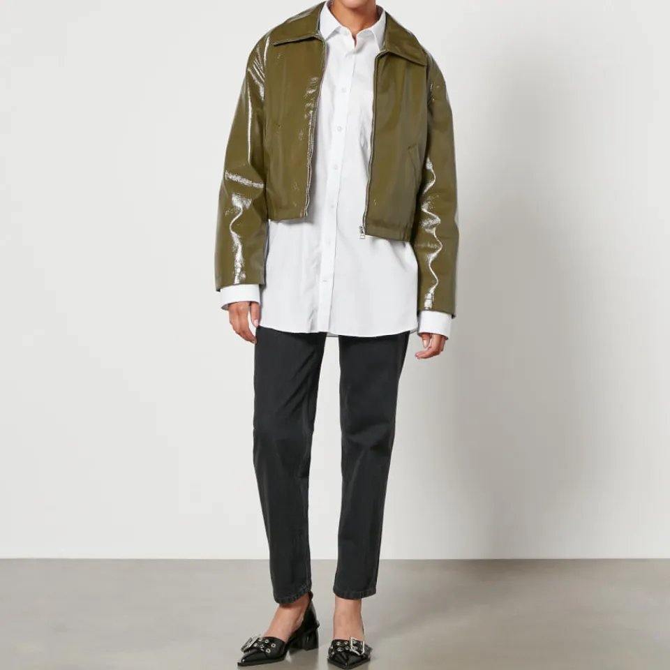 Jackets|Coats|Dr. Martens Jakke Naomi Cropped Padded Faux Leather Jacket - XS