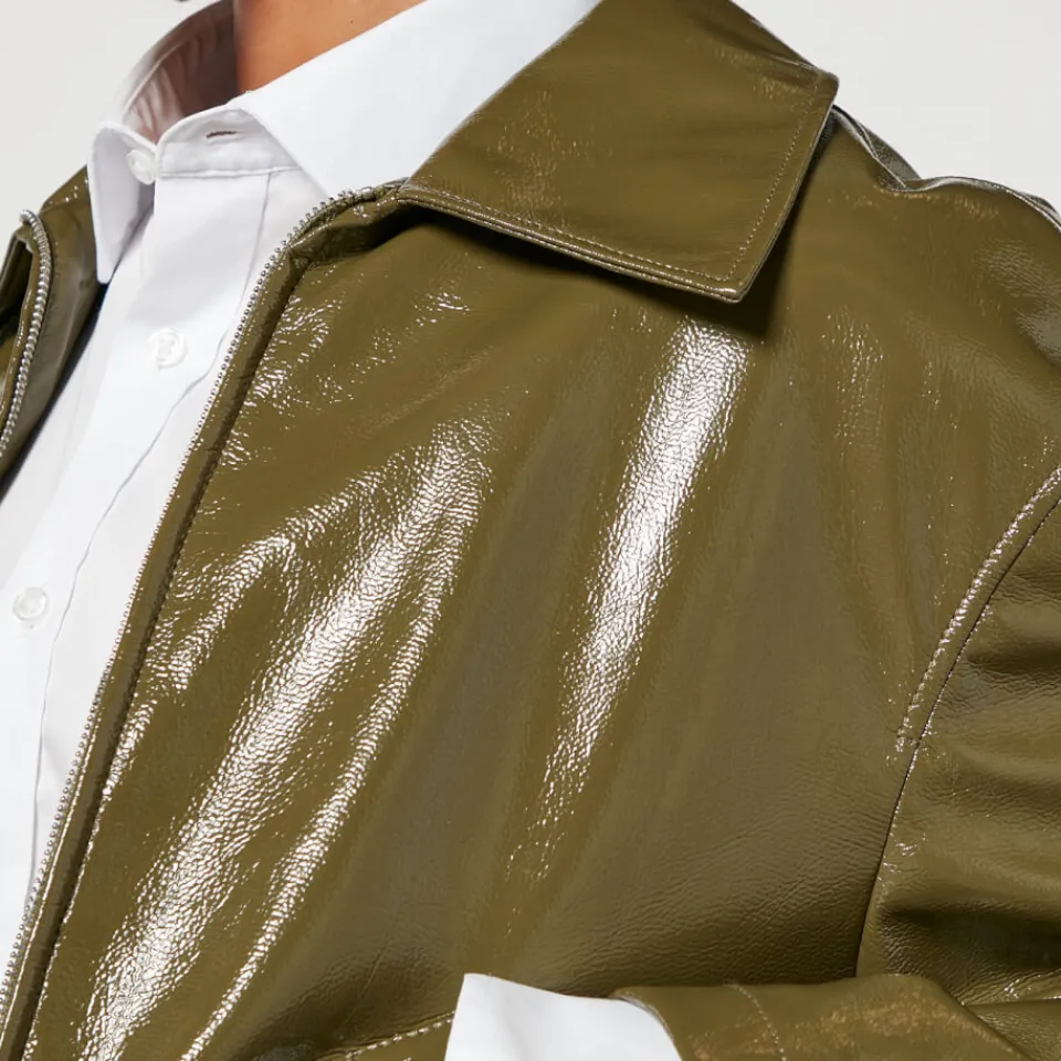 Jackets|Coats|Dr. Martens Jakke Naomi Cropped Padded Faux Leather Jacket - XS