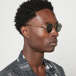 Sunglasses|Sunglasses|KAMO Icon Metal Round-Frame Sunglasses