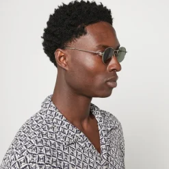 Sunglasses|Sunglasses|KAMO Icon Metal Round-Frame Sunglasses