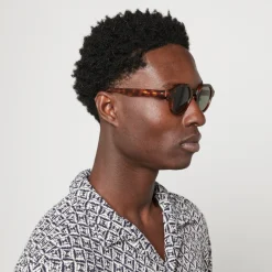 Sunglasses|Sunglasses|KAMO Palermo Acetate Round-Frame Sunglasses