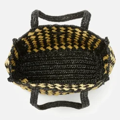Bags|Holiday Bags|Kate Spade New York High Tide Striped Crochet Raffia Medium Tote Bag