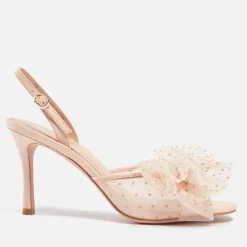 Heels|Sandals & Slides|Kate Spade New York Women's Bridal Sparkle Heeled Sandals - UK 4