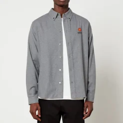 Shirts|Shirts|KENZO Boke Crest Flannel Overshirt - S