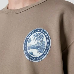 Loungewear|Sweatshirts|KENZO Tiger Cotton-Jersey Sweatshirt - M