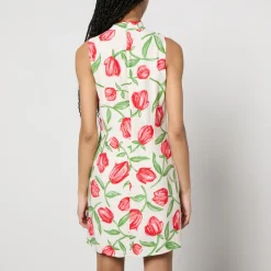 Dresses|Dresses|PS Paul Smith Kitri Aubrey Floral-Print Crepe Mini Dress - UK 16