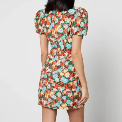 Dresses|Dresses|Kitri Philippa Floral-Print Crepe Mini Dress - UK 6