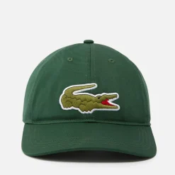 Hats|Lacoste Croc Cotton Twill Patch Cap