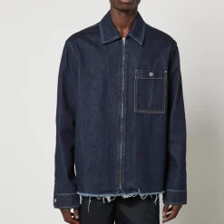 Shirts|Shirts|Dr. Martens Lanvin Zipped Cotton Denim Shirt - IT 50/L