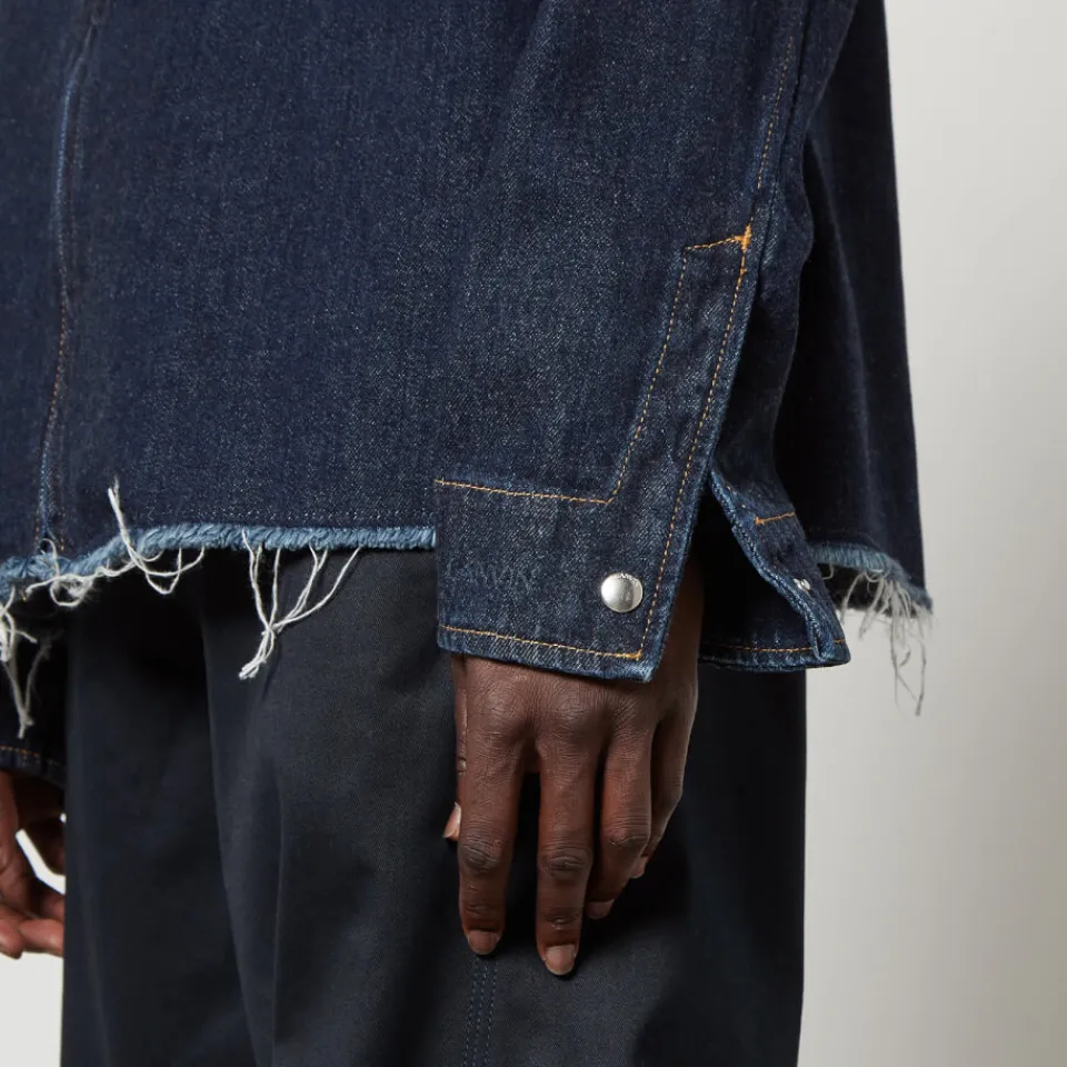 Shirts|Shirts|Dr. Martens Lanvin Zipped Cotton Denim Shirt - IT 50/L