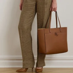 Holiday Bags|Bags|Dr. Martens Lauren Ralph Lauren Camryn Pebble-Grain Leather Tote Bag