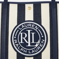Holiday Bags|Bags|Dr. Martens Lauren Ralph Lauren Emerie Herringbone Cotton Twill Extra Large Tote Bag