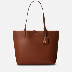 Holiday Bags|Bags|Coach Lauren Ralph Lauren Pebble-Grain Faux Leather Reversible Tote Bag