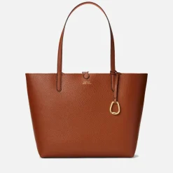 Holiday Bags|Bags|Coach Lauren Ralph Lauren Pebble-Grain Faux Leather Reversible Tote Bag