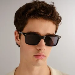 Sunglasses|Sunglasses|Le Specs Broski Acrylic D-Frame Sunglasses