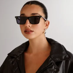 Sunglasses|Sunglasses|Le Specs Broski Acrylic D-Frame Sunglasses
