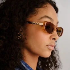 Sunglasses|Sunglasses|By Malene Birger Le Specs Lil Starlight Polycarbonate Rectangle-Frame Sunglasses
