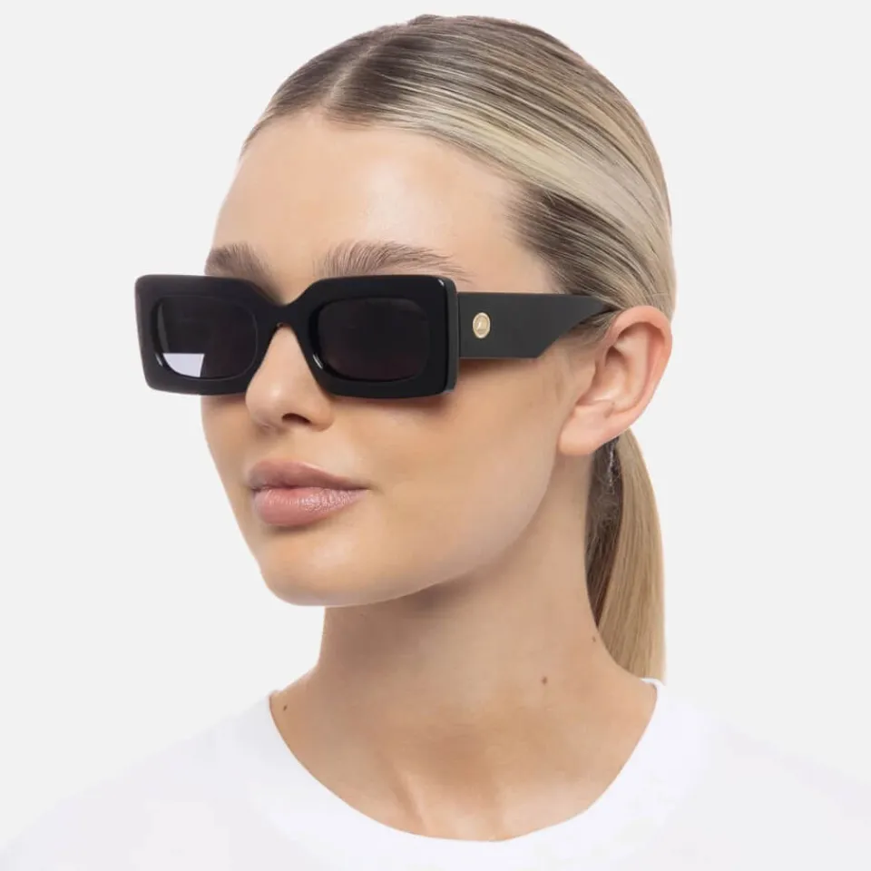 Sunglasses|Sunglasses|Stepney Workers Club Le Specs OH DAMN! Acetate Rectangle-Frame Sunglasses