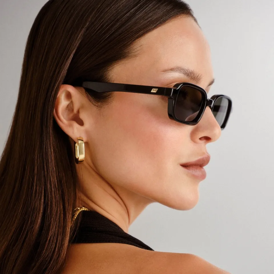 Sunglasses|Sunglasses|Dr. Martens Le Specs Pilferer Polycarbonate Rectangle-Frame Sunglasses