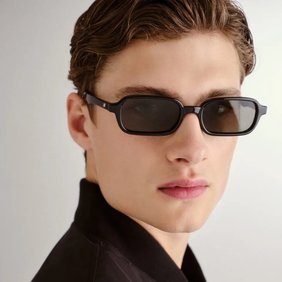 Sunglasses|Sunglasses|Dr. Martens Le Specs Pilferer Polycarbonate Rectangle-Frame Sunglasses