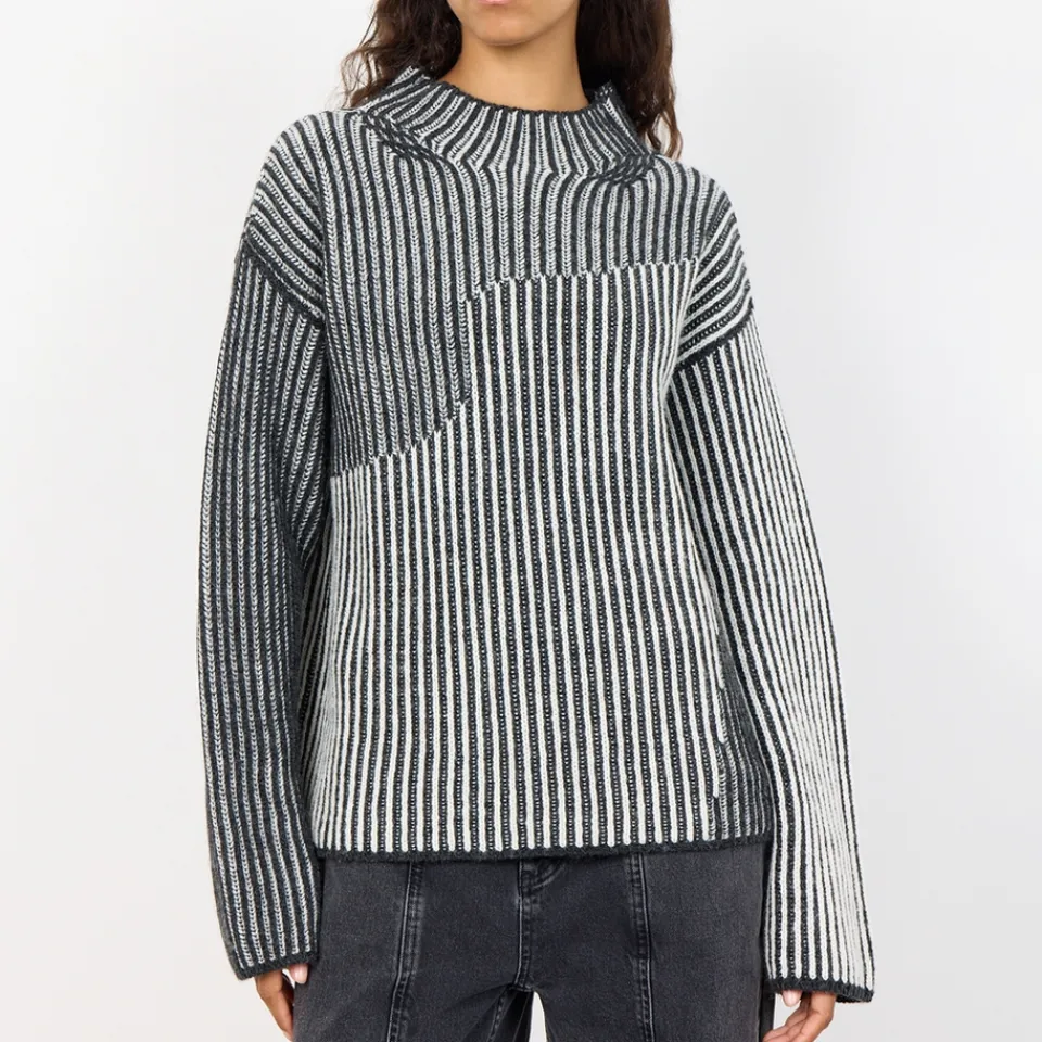 Loungewear|Knitwear|Vagabond Shoemakers Leveté Room Jinna Wool-Blend Jacquard Knit Jumper - XS/ 34
