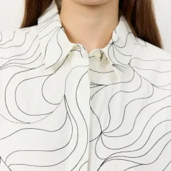 T-Shirts And Tops|Shirts And Blouses|Dr. Martens Leveté Room Kora Printed Crepe Shirt - XS