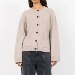 Knitwear|Leveté Room Pearl Merino Wool-Blend Knit Cardigan - XS/ 34