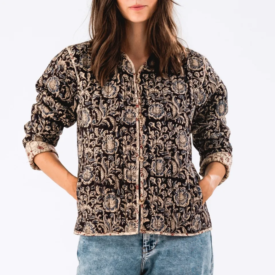 Jackets|Coats|Marant Etoile Lollys Laundry Betty Floral Quilted Cotton Jacket - M