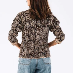 Jackets|Coats|Marant Etoile Lollys Laundry Betty Floral Quilted Cotton Jacket - M