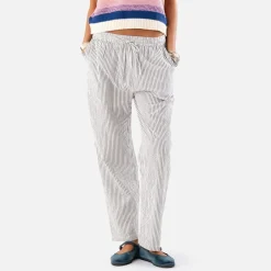 Trousers|PS Paul Smith Lollys Laundry Bill Striped Cotton Trousers - M