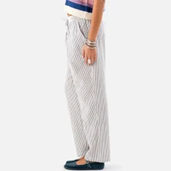 Trousers|PS Paul Smith Lollys Laundry Bill Striped Cotton Trousers - M
