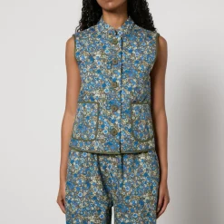 Jackets|Coats|Marant Etoile Lollys Laundry Cairo Floral-Print Quilted Cotton Vest - L
