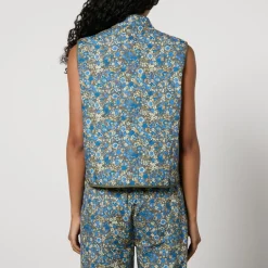 Jackets|Coats|Marant Etoile Lollys Laundry Cairo Floral-Print Quilted Cotton Vest - L