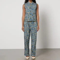 Jackets|Coats|Marant Etoile Lollys Laundry Cairo Floral-Print Quilted Cotton Vest - L